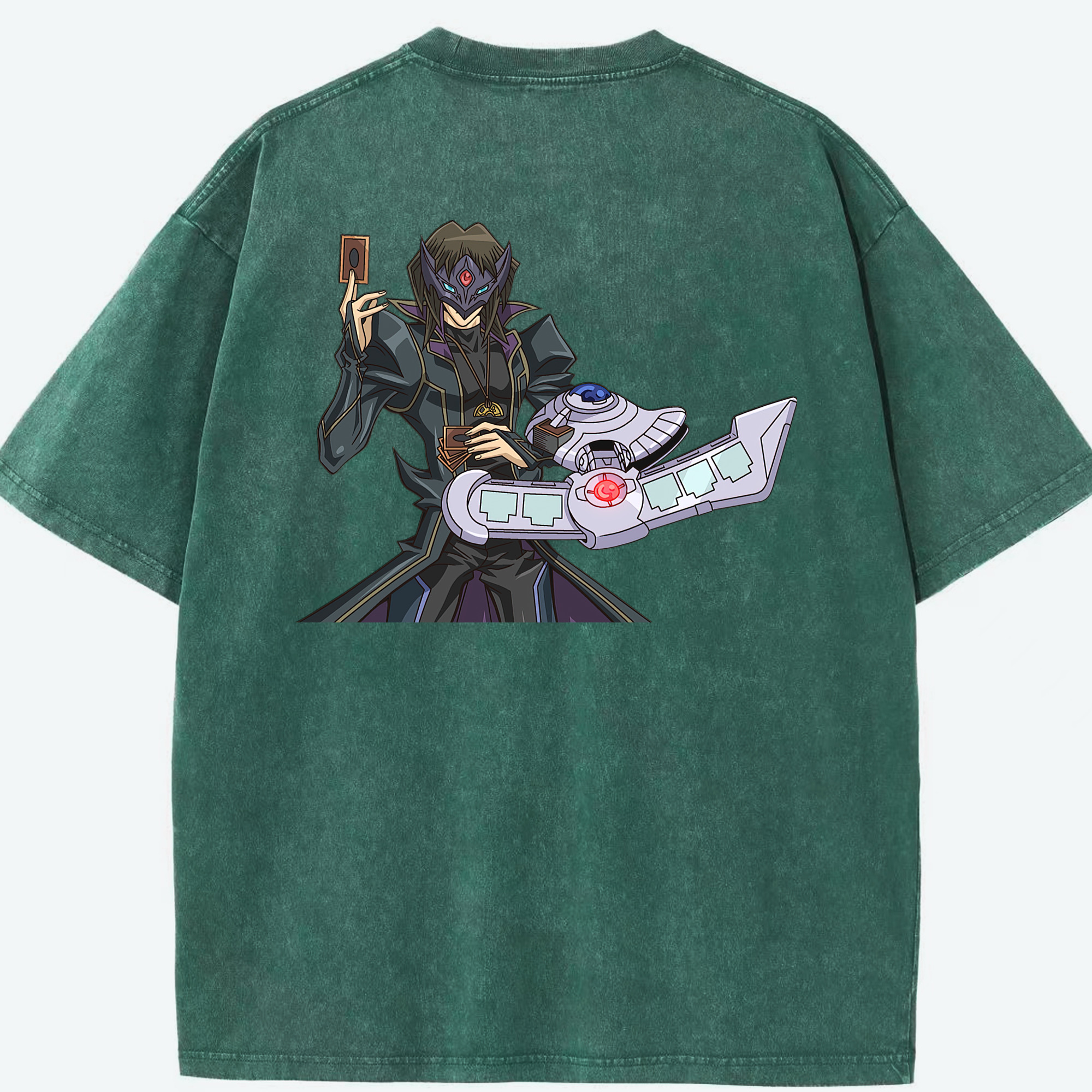（画像用） 遊☆戯☆王 Yu-Gi-Oh! 綿100% ヴィンテージ風 半袖Tシャツ（背面プリント）